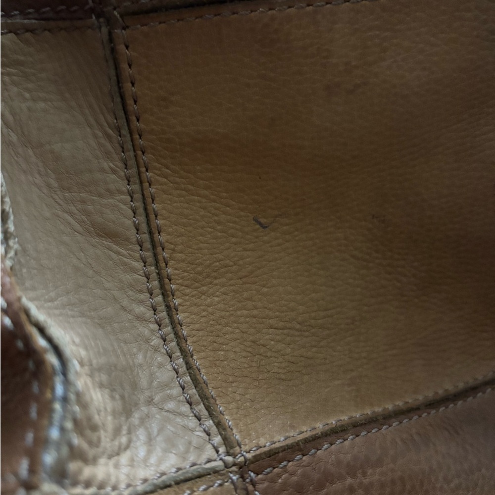 Fossil Leather Suede Patchwork Crossbody Shoulder… - image 3